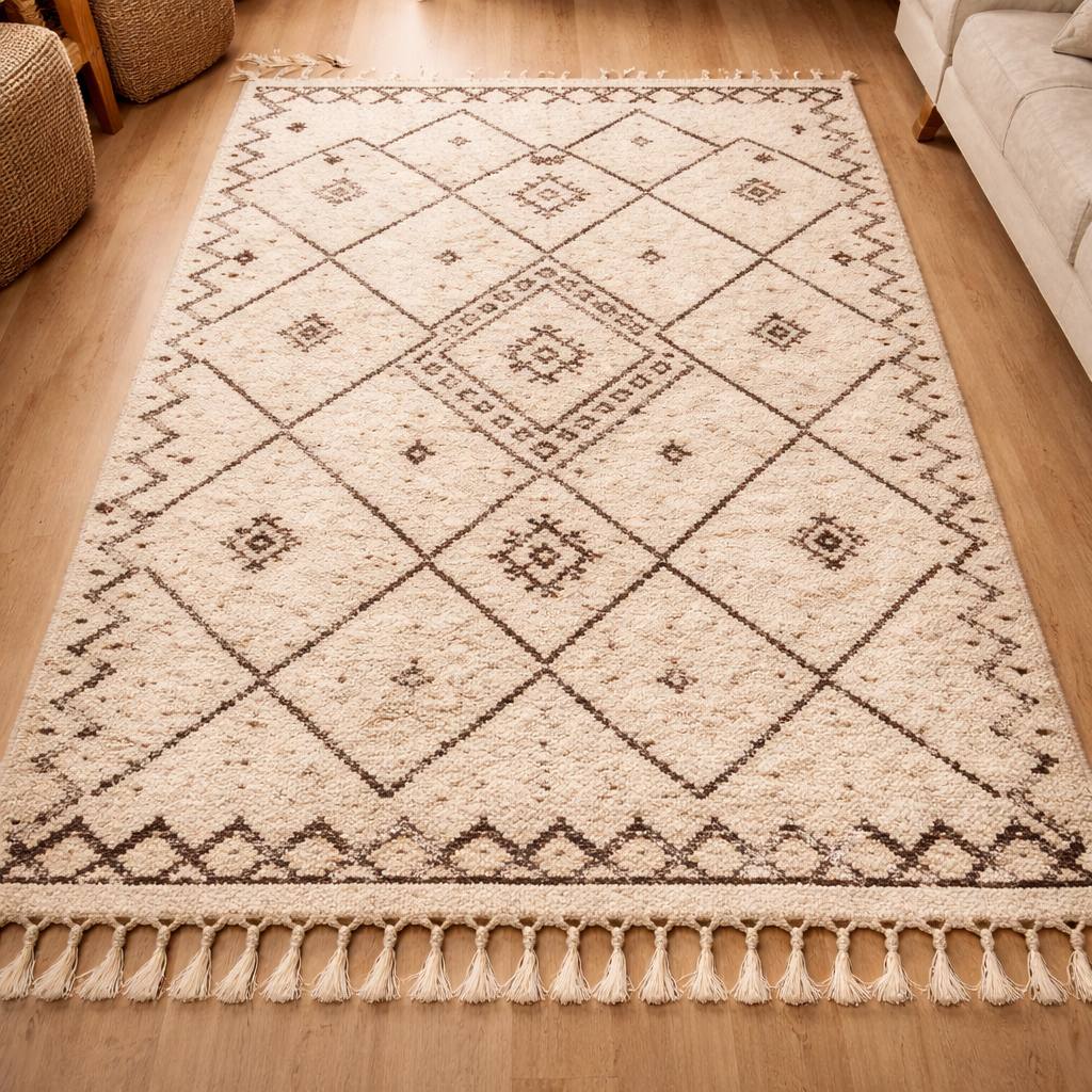 Moroccan Style Carpet “Marrakech Beige”