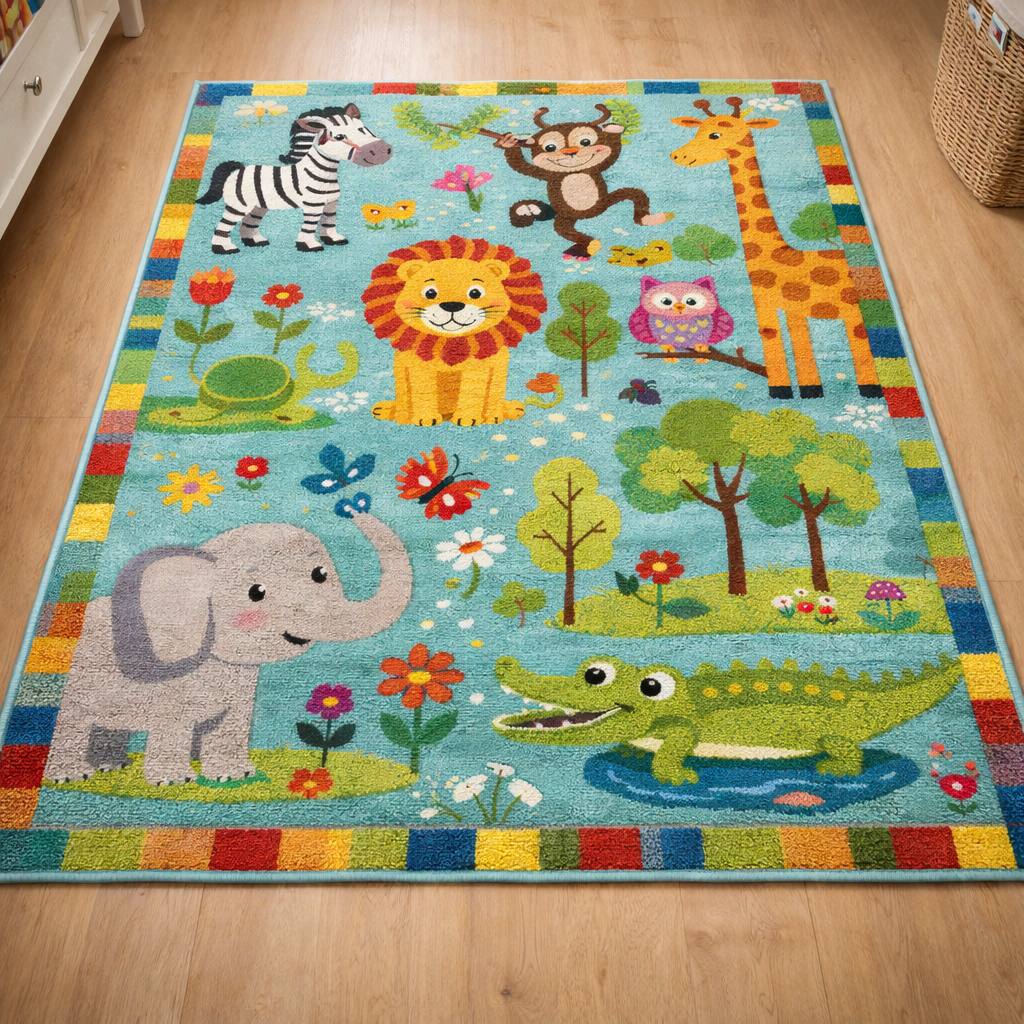 Kids Carpet “Happy Zoo”